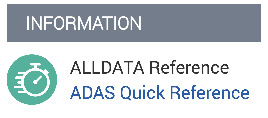 ADAS - Quick Ref