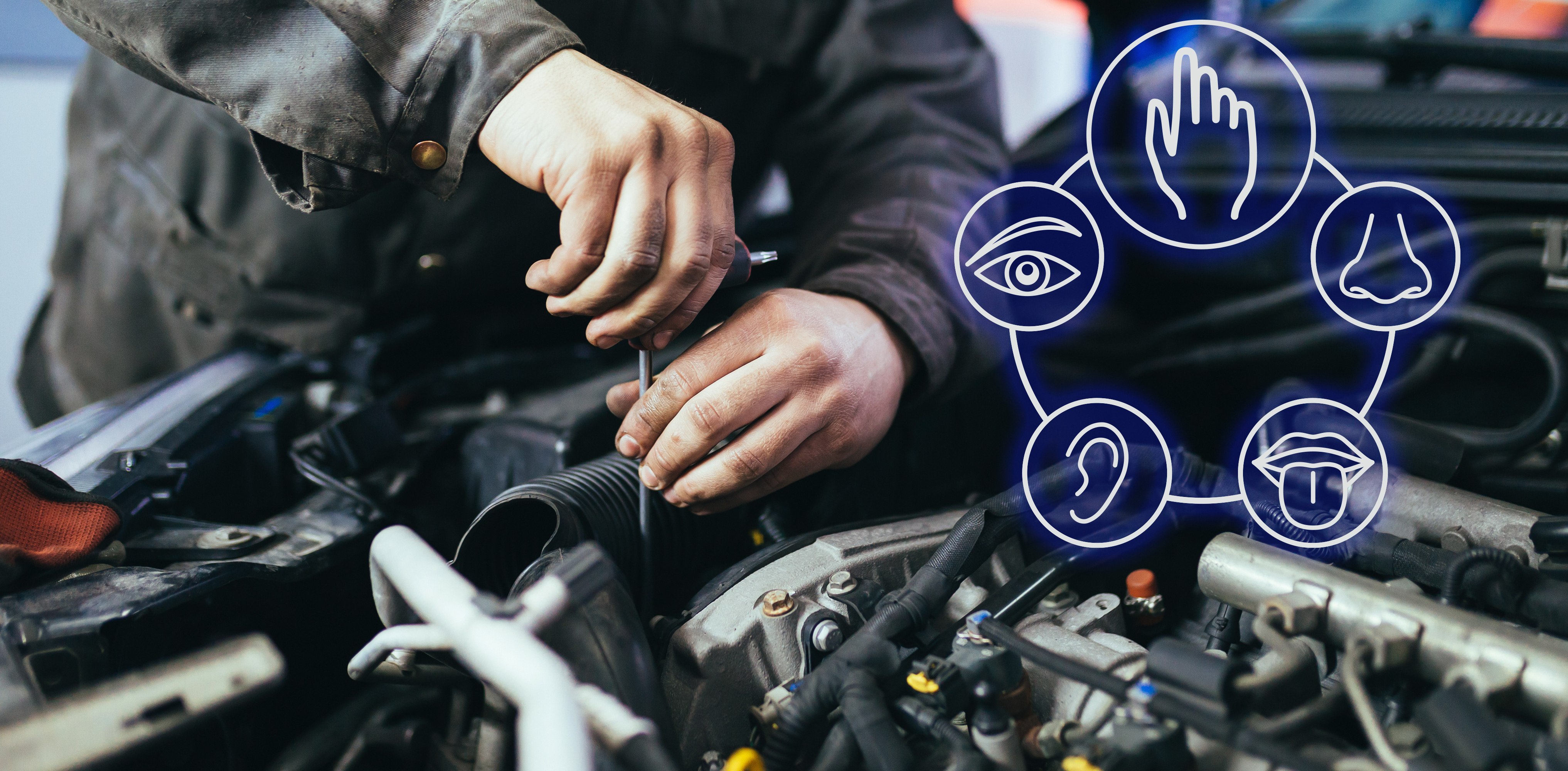 Sense of Touch to Diagnose Vehicle Problems