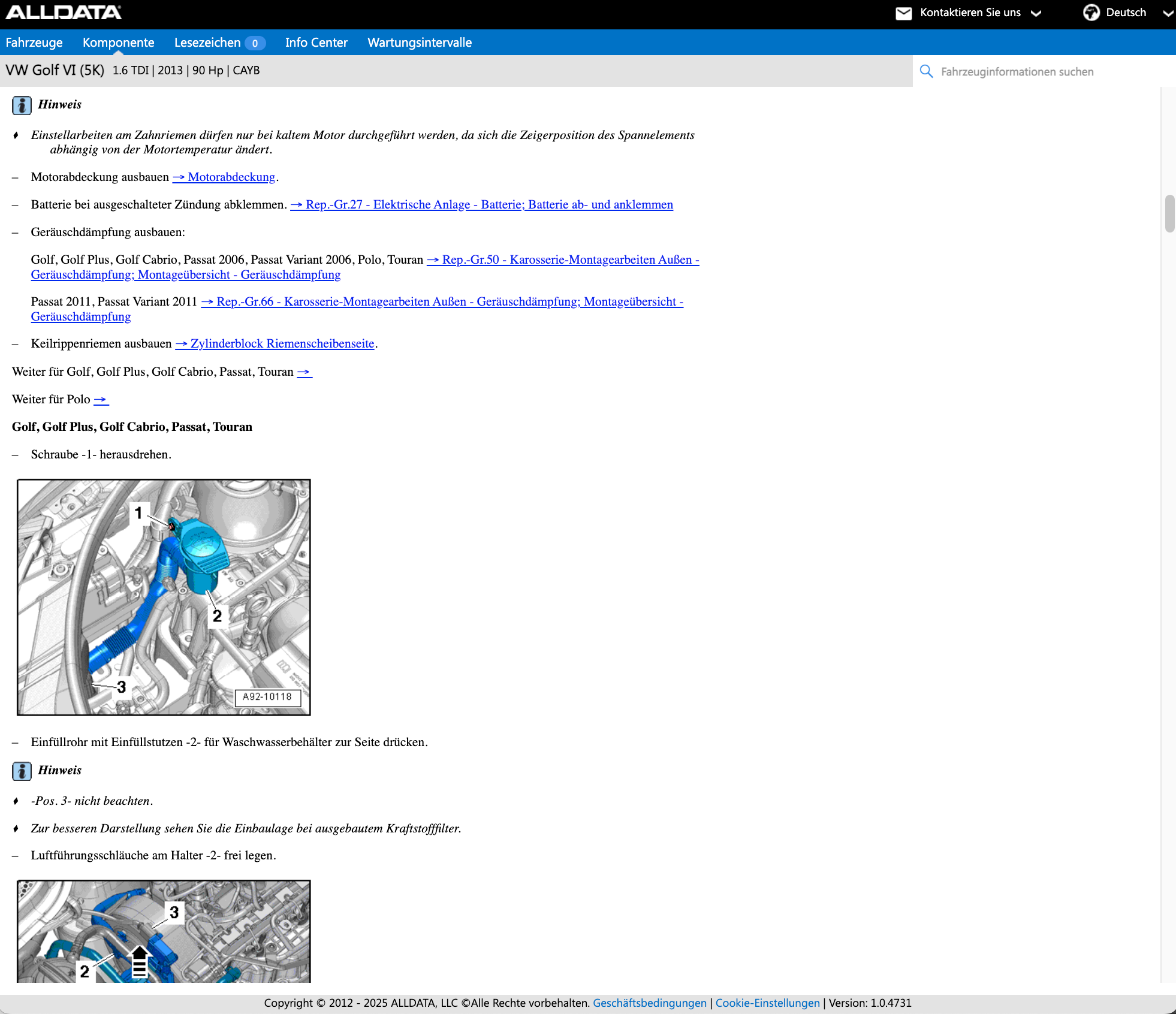 Mechanische Informationen