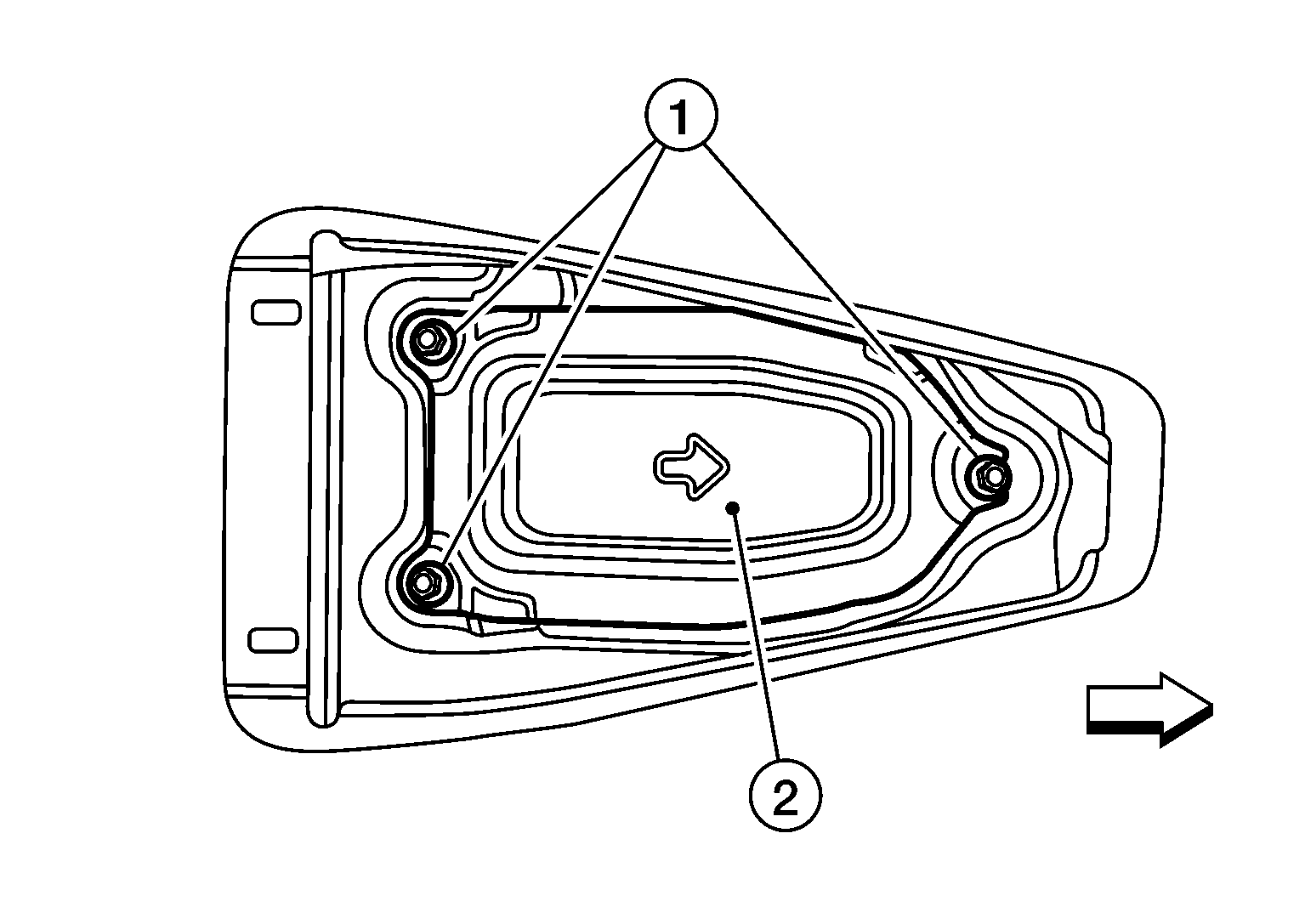 Remove access bolts