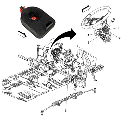 Chevy Captiva Steering Diagram