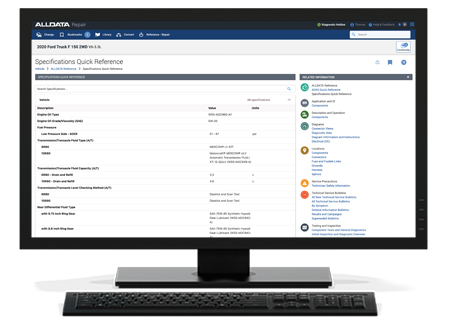 Specifications Quick Reference