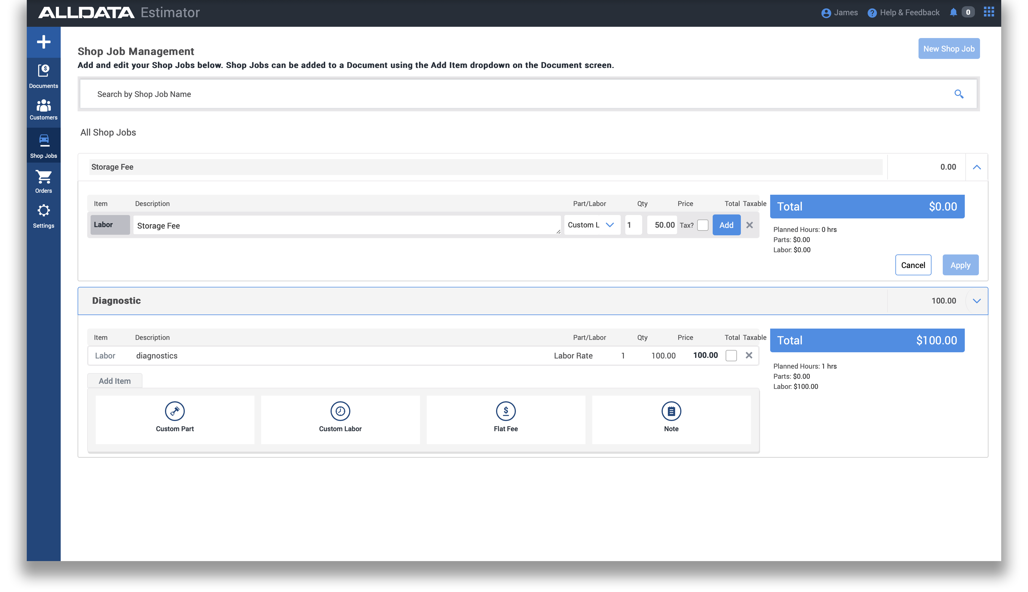 ALLDATA Estimator