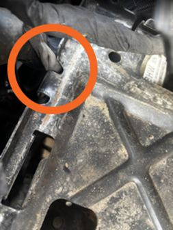 Battery Tray Wire Harness Pinch