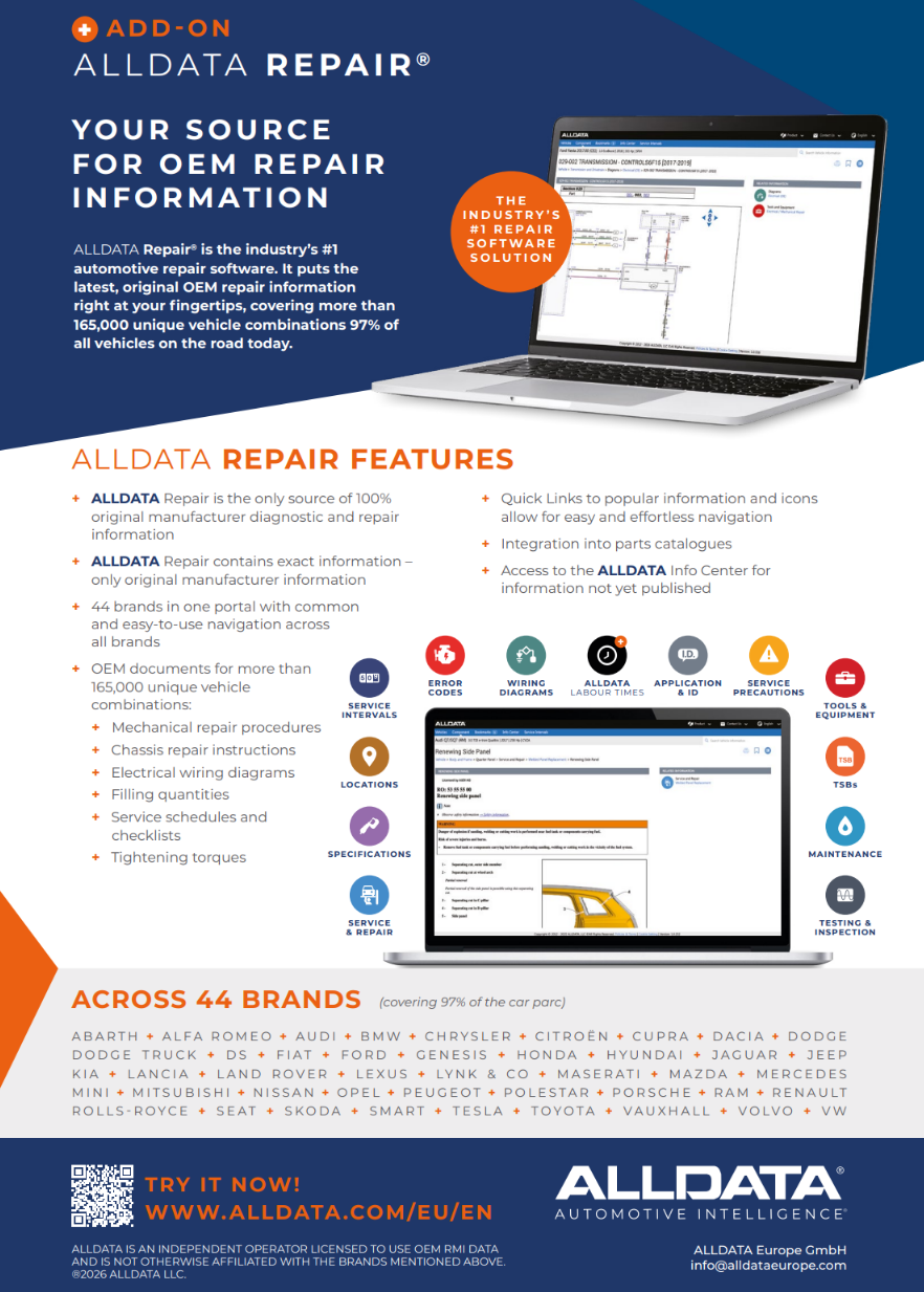 Product Information Sheet | ALLDATA Repair