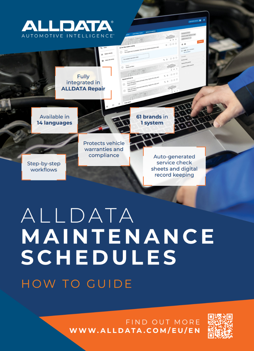 Maintenance Schedules Getting Started Leaflet