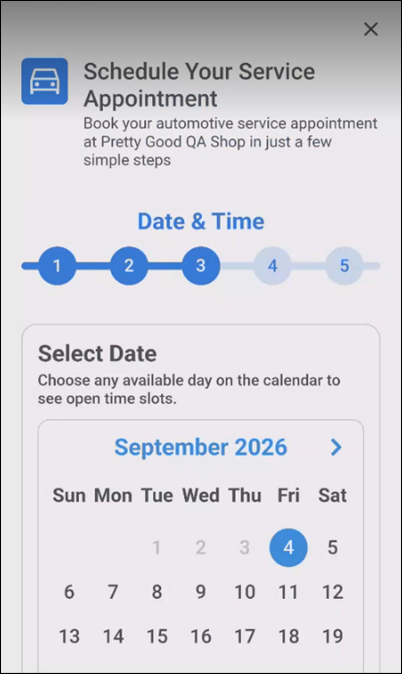 date and time