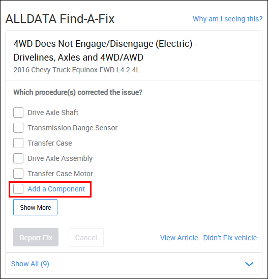 add component
