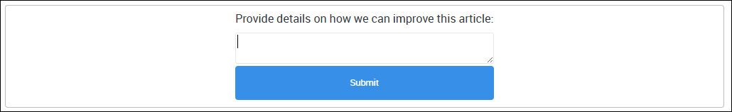 type feedback