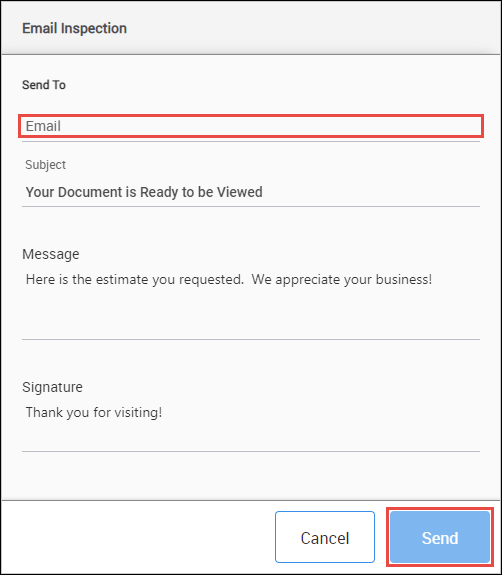 inspections-emailsendtofield