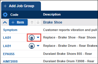 click repair info button