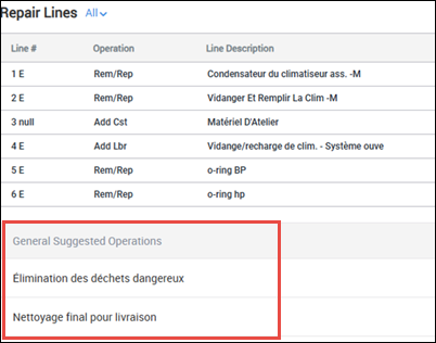 french suggestions