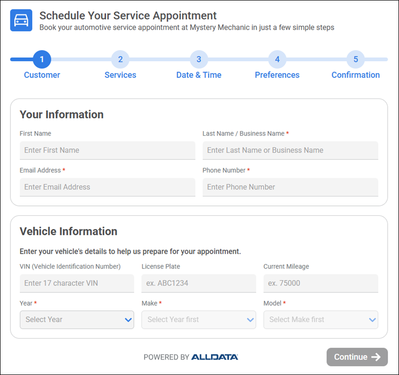 booking portal