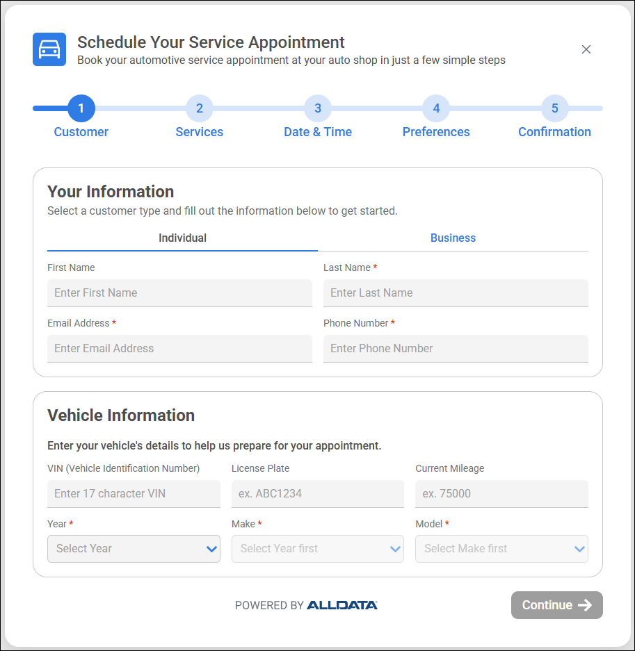 booking portal