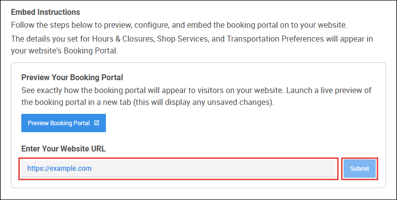 enter website