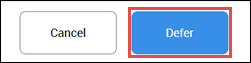 defer button