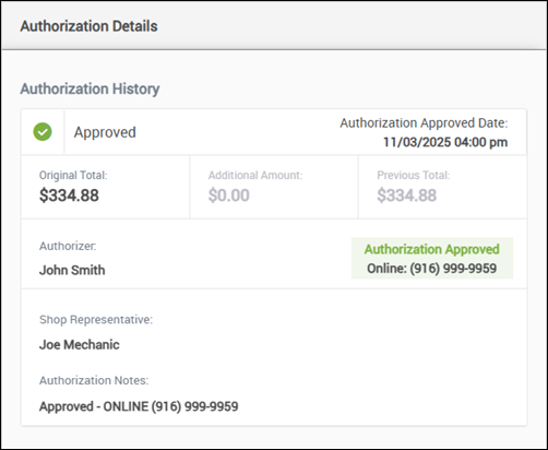 authorization complete