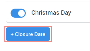 click closure date