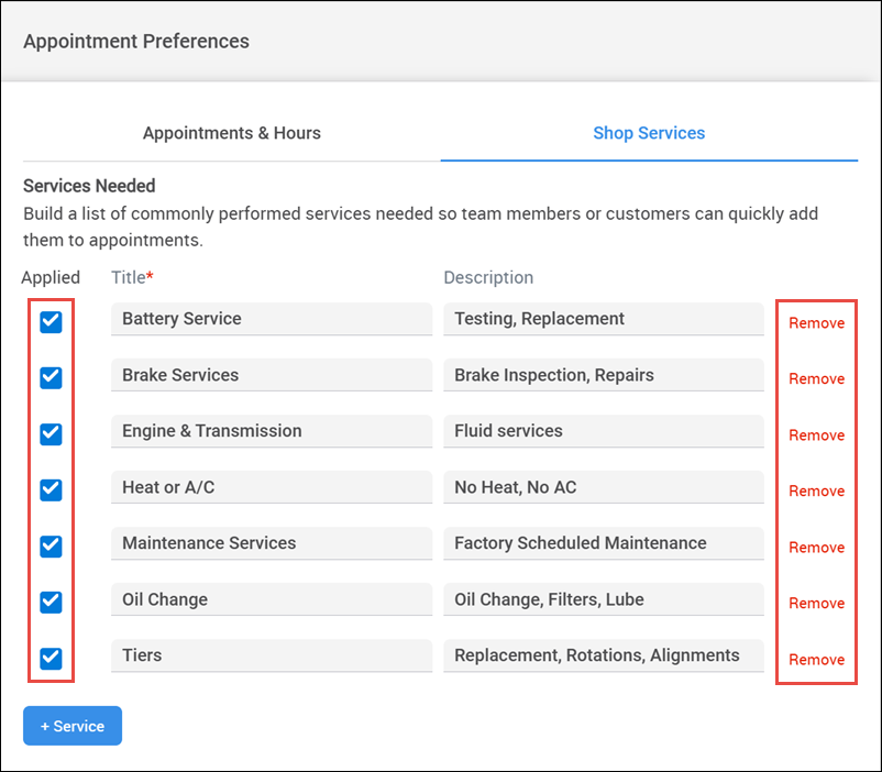 remove unwanted services