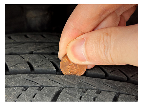 Check Tire Tread Depth