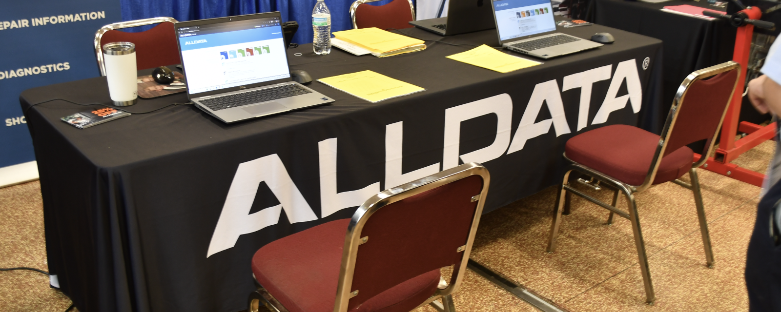 ALLDATA table at SkillsUSA Texas Conference