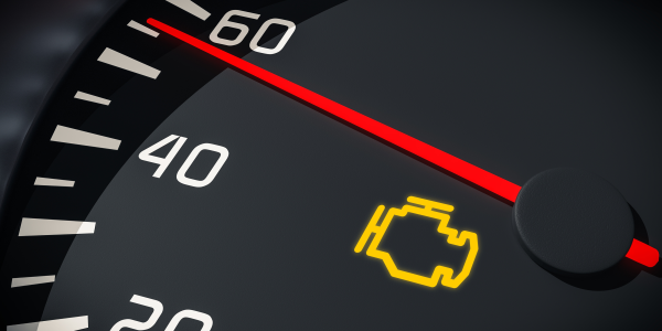 Engine malfunction warning light