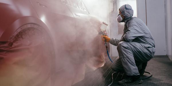 Collision Shop Painting