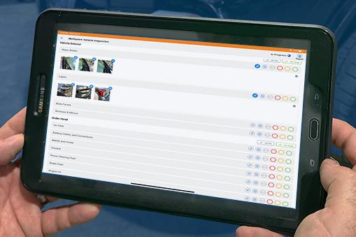 ALLDATA Inspections with photo feature