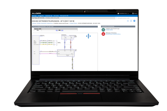 Wiring Diagram in ALLDATA Repair - German