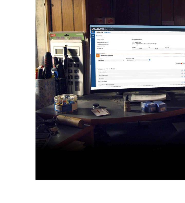 Manage Online + Inspections
