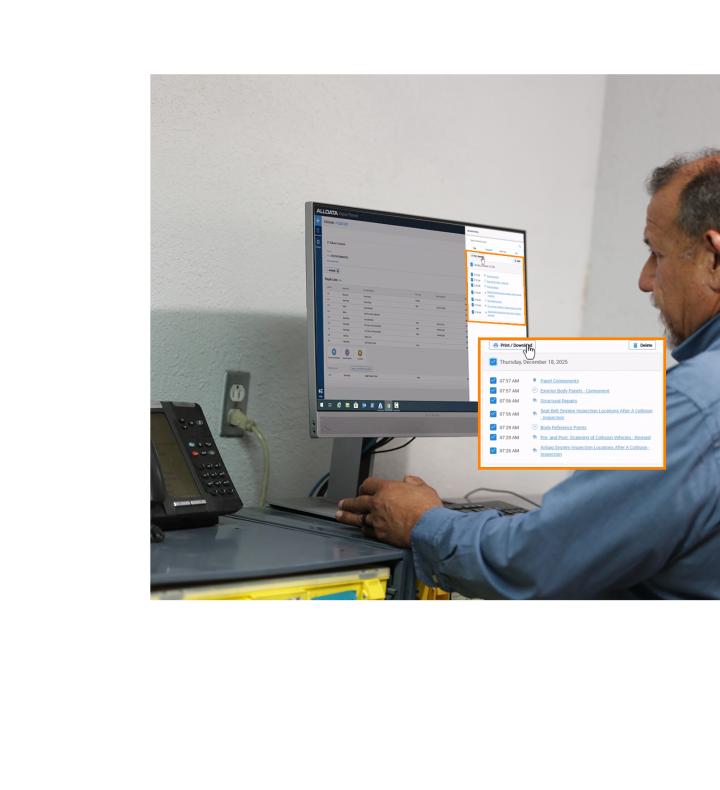 Repair Planner 'Attach'