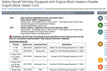 Factory Service Bulletins