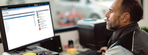 Arbeitszeit auf einem PC-Bildschirm