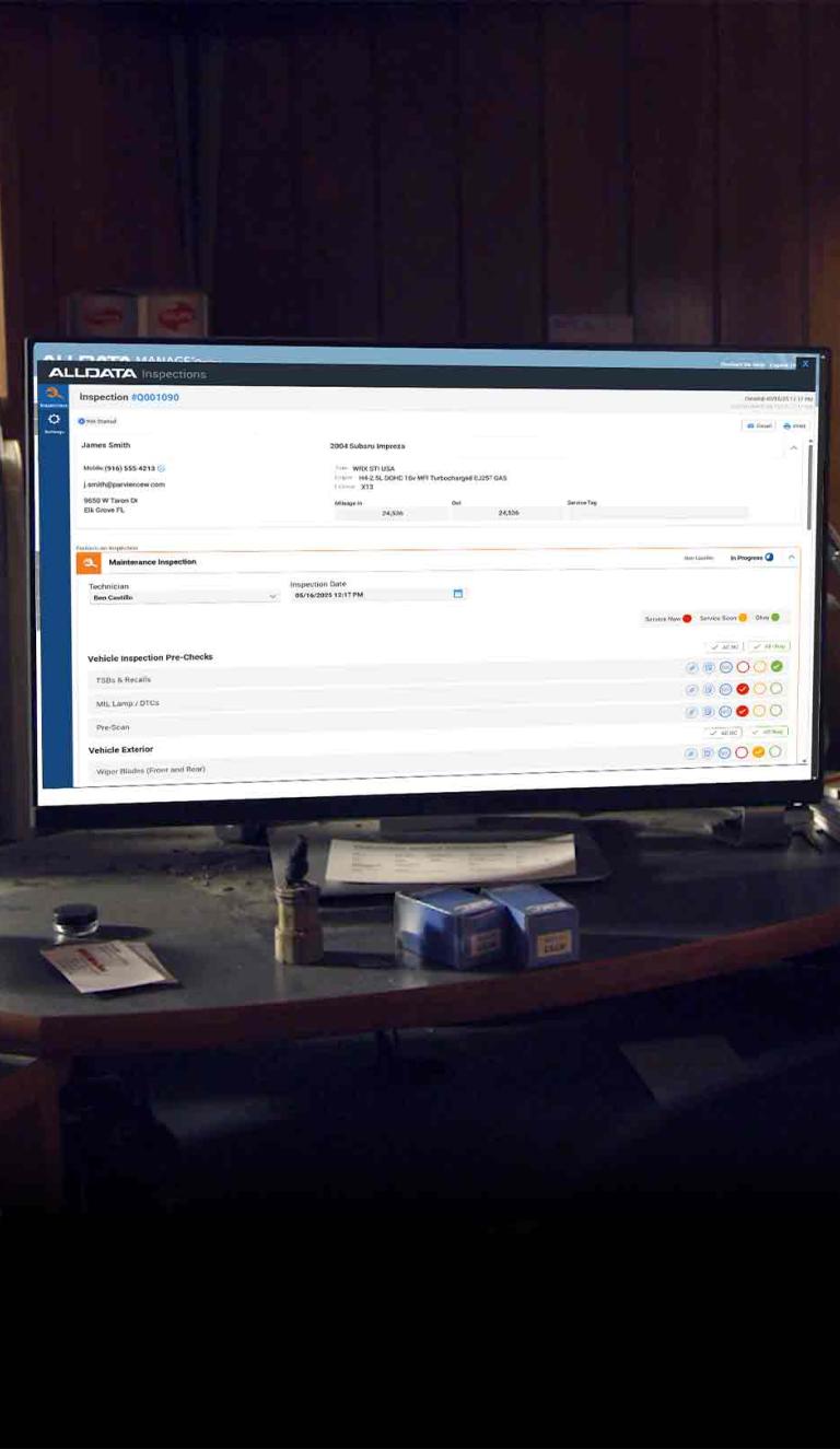 Manage Online + Inspections